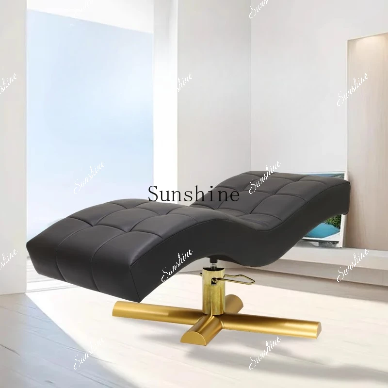 Beauty salon eyelash special bed Spa massage S-shaped embroidery bed Adjustable height  TF