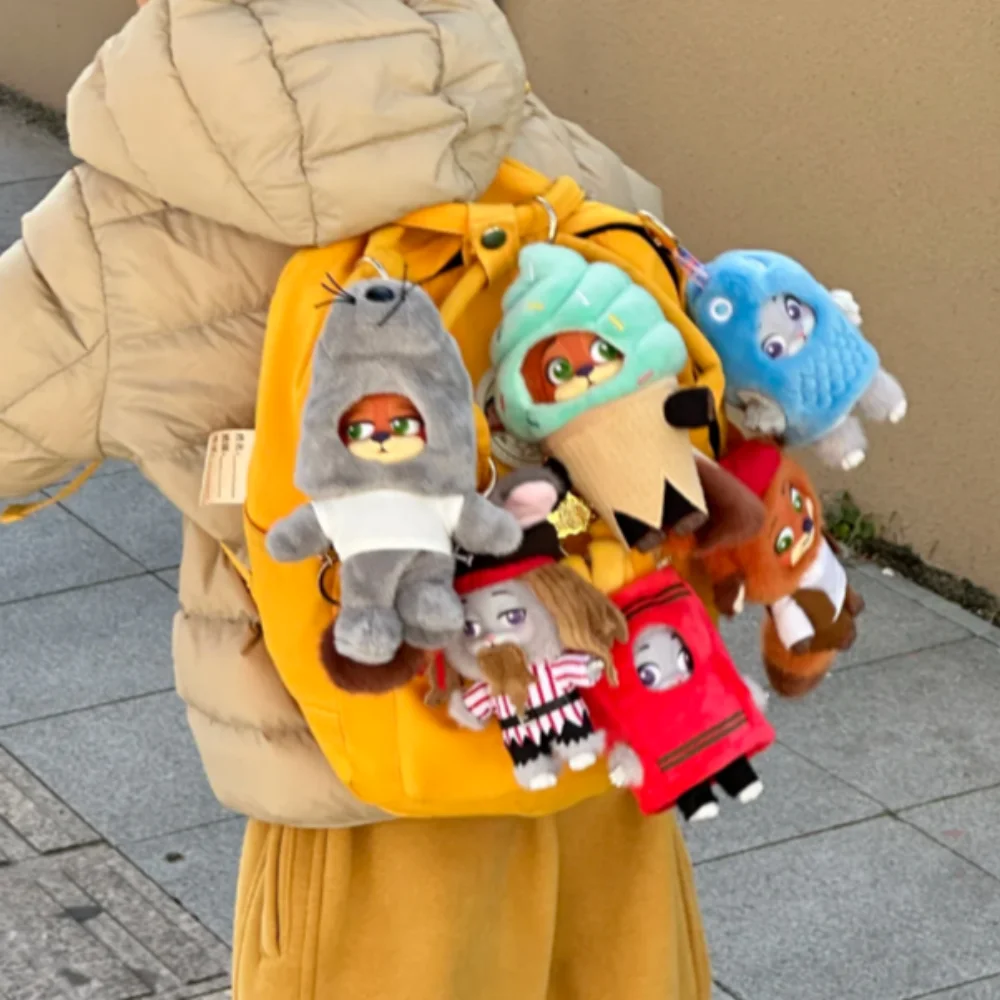 

Новый TOPTOY Zootopia 2, серия Disguiser, плюшевая слепая коробка, Джуди и Ник, прогулочная рыба, мороженое, офис, кукла, кулон, рождественский подарок