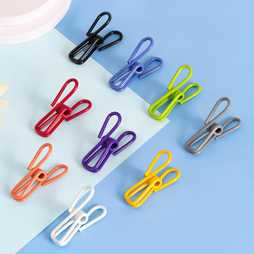 Stainless Steel Clothespins Stainless Steel Clothes Hanger Clips Set Heavy Duty Anti-slip Clips for Socks Underpants for Food