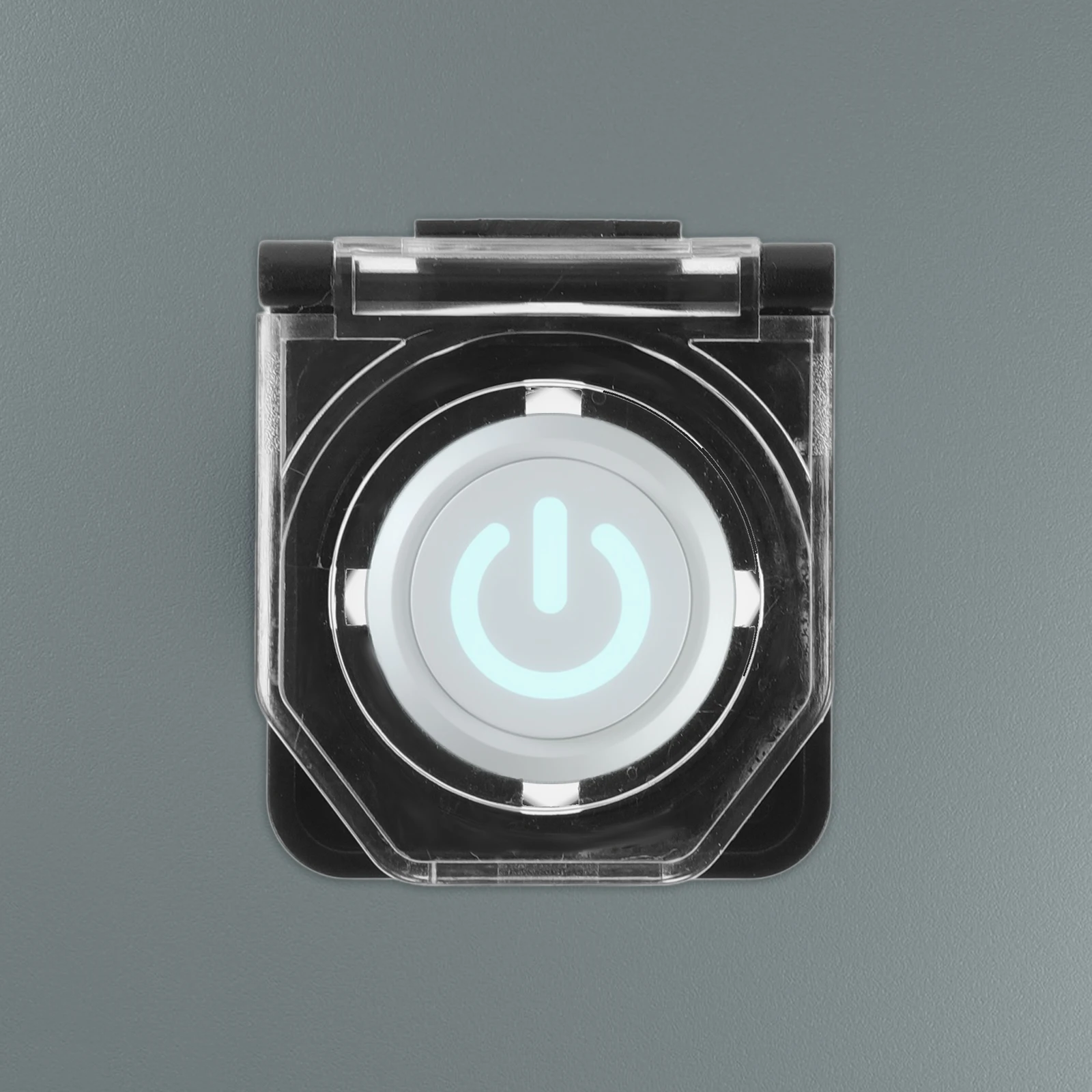 

4pcs Plastic Push Button Protector Dust Guard For Pc Emergency Stop Start Button For Home