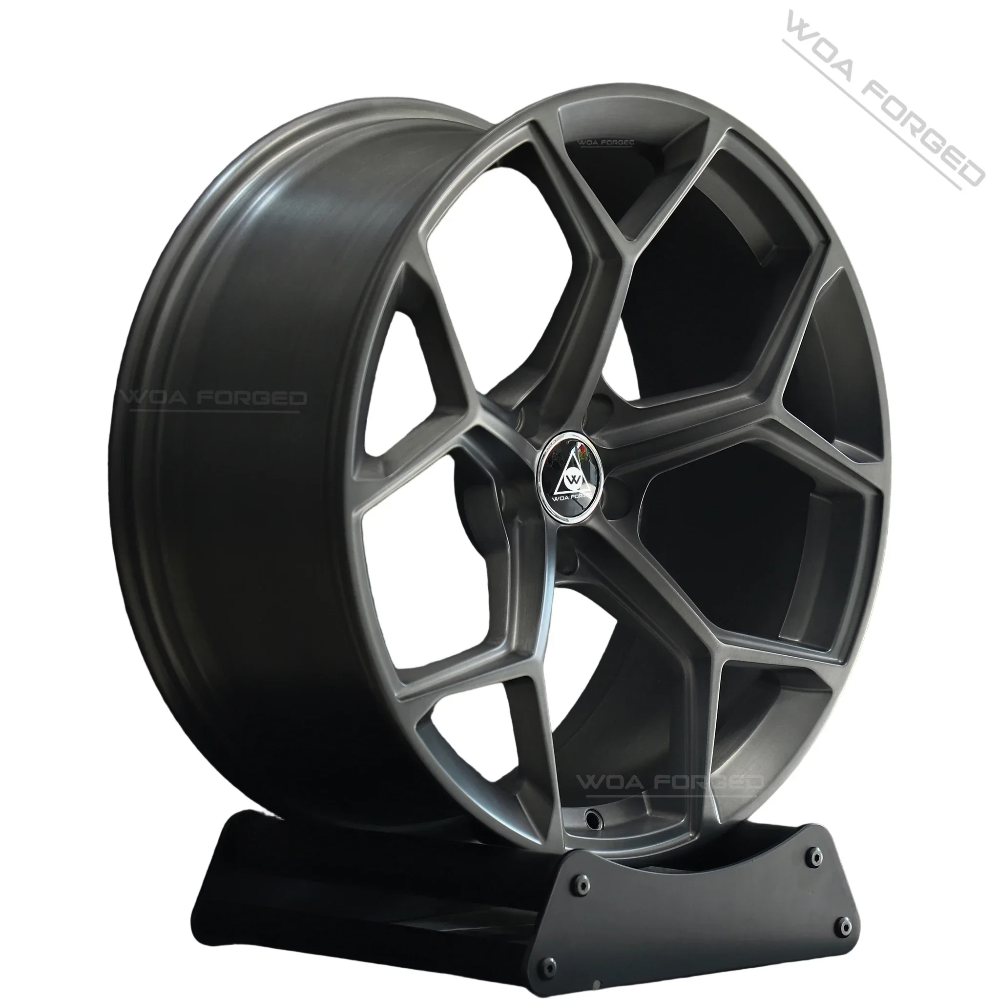 عجلة مزورة 5x112 18 19 20 21 22 بوصة مخصصة نحى جونميتال متداخلة سبيكة سباق السيارات حافة لأودي A4 A6 A7 Rs4 Rs6 Rs7 RS8