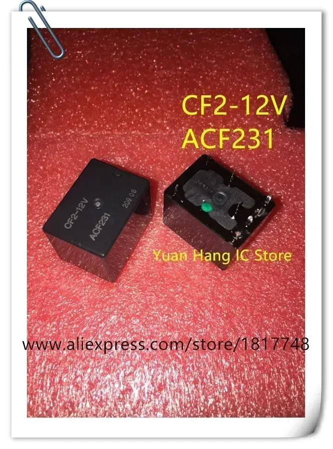 5pcs/lot CF2-12V ACF231  TWIN POWER AUTOMOTIVE RELAY  Original disassemble   Batch number random
