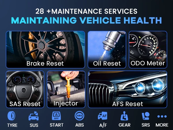 Lifetime Free Update MUCAR VO7S/VO7 Car Diagnostic Tool Bi-Directional ECU Coding Obd2 Scanner Full System Diagnosis 28 Reset