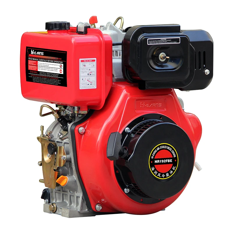 Hiearns 4HP 8kW Electric Start HR192FBE 4-Stroke Engine Recoil Fuel TankAxis G1 Diesel Fitting Euro 5