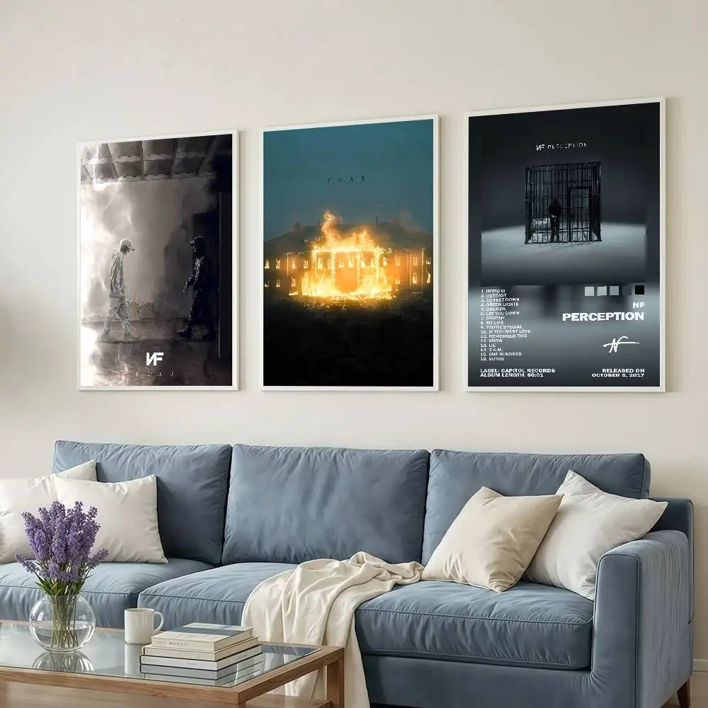 

Rapper NF FEAR Posters Dormitory Decorations Bedroom And Living Room Wall Murals Souvenirs