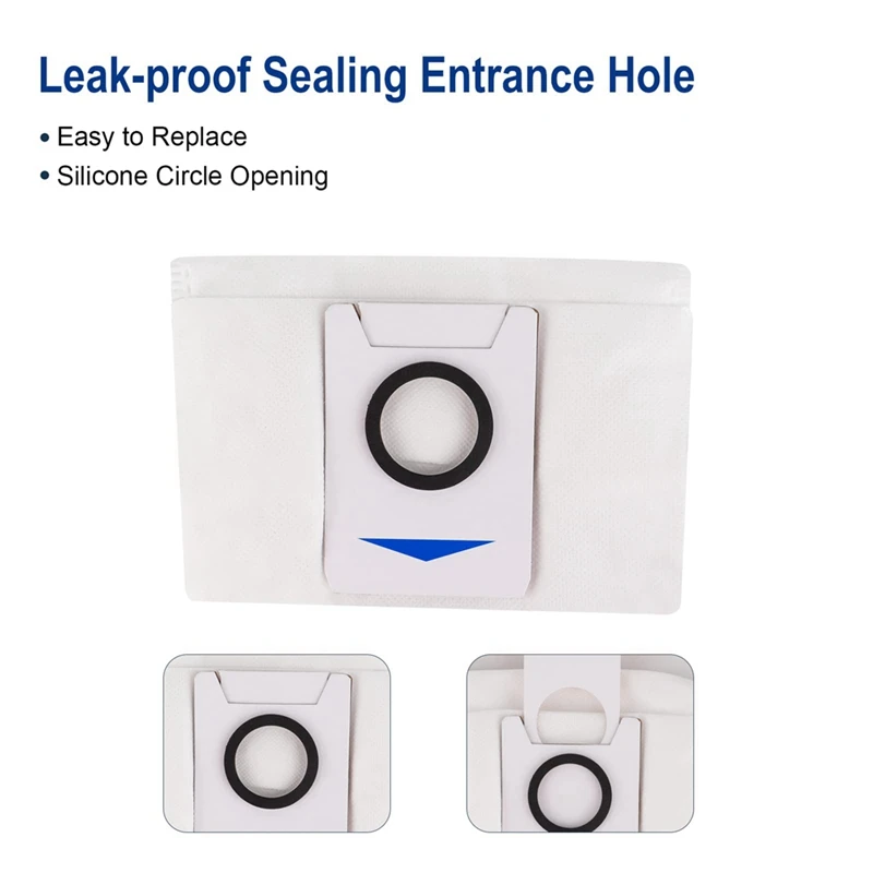 Bolsa de polvo de repuesto para Robot aspirador, accesorios compatibles con Ecovacs X1omni X1turbo T10 Omni