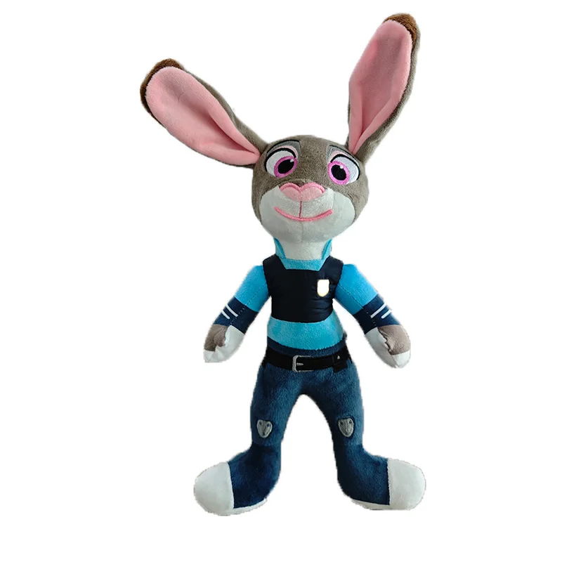 Disney Cartoon Anime Movie Zootopia Peluche Fox Nick Wilde Coniglio Judy Hopps Bambola Animali di peluche morbidi Giocattoli Regali di Natale per bambini