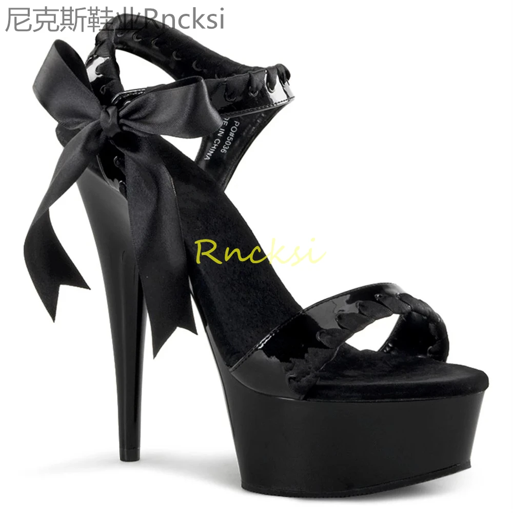 

15cm Joker stiletto high-heeled women's shoes waterproof platform new summer with sandals