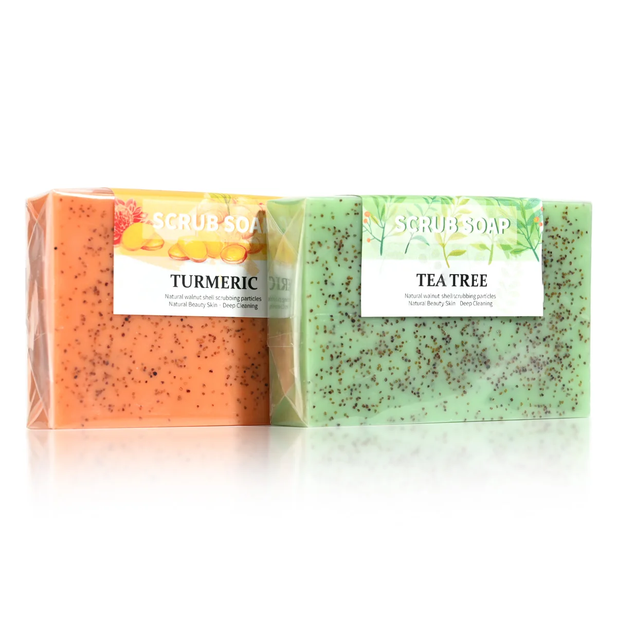 M + 100G, crema blanqueadora Natural hecha a mano, exfoliante y antiacné más vendida, jabón de burbujas de aceite de árbol de té