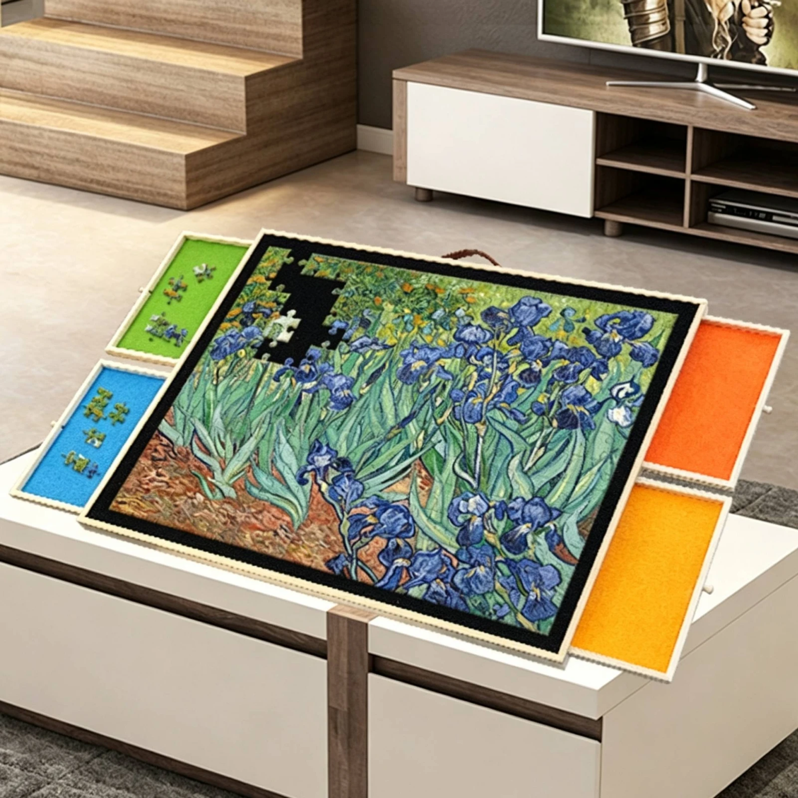 rotating-puzzle-board-with-drawers-sturdy-puzzle-board-with-drawers-furniture-smooth-reinforced-for-hobbyists-tabletop