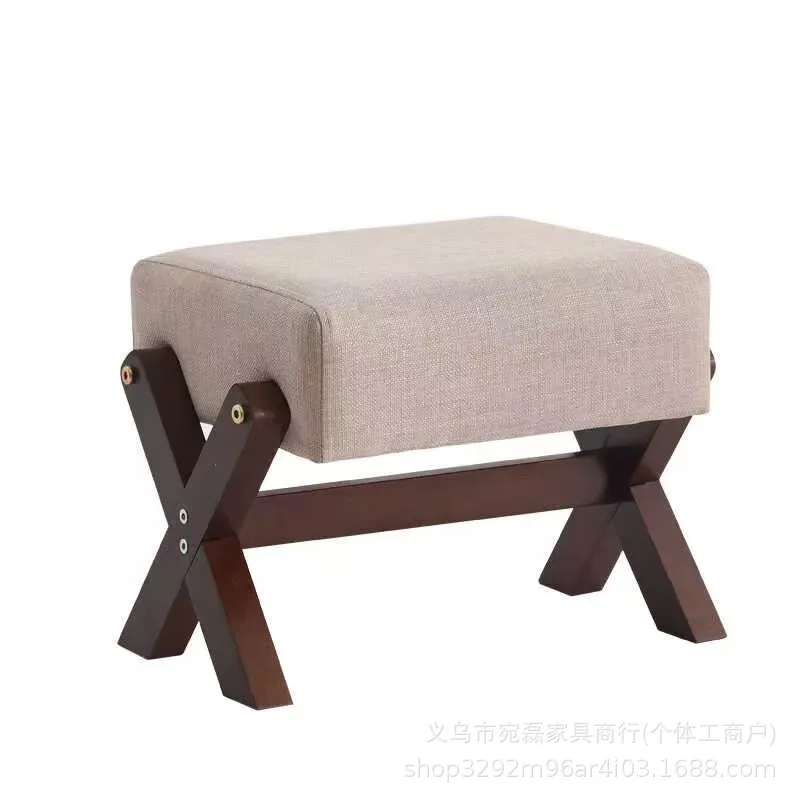 

Solid wood shoe change stool household entrance shoe change stool low stool wearing shoes living room