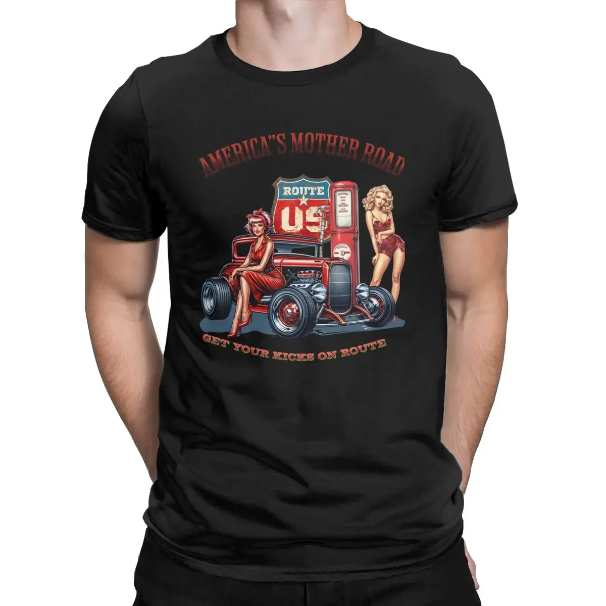 Camiseta clásica de garaje para hombre, Mods de coche poderosos, Mods de coche, madrina de carga, Hot Rod, óxido, We Trust