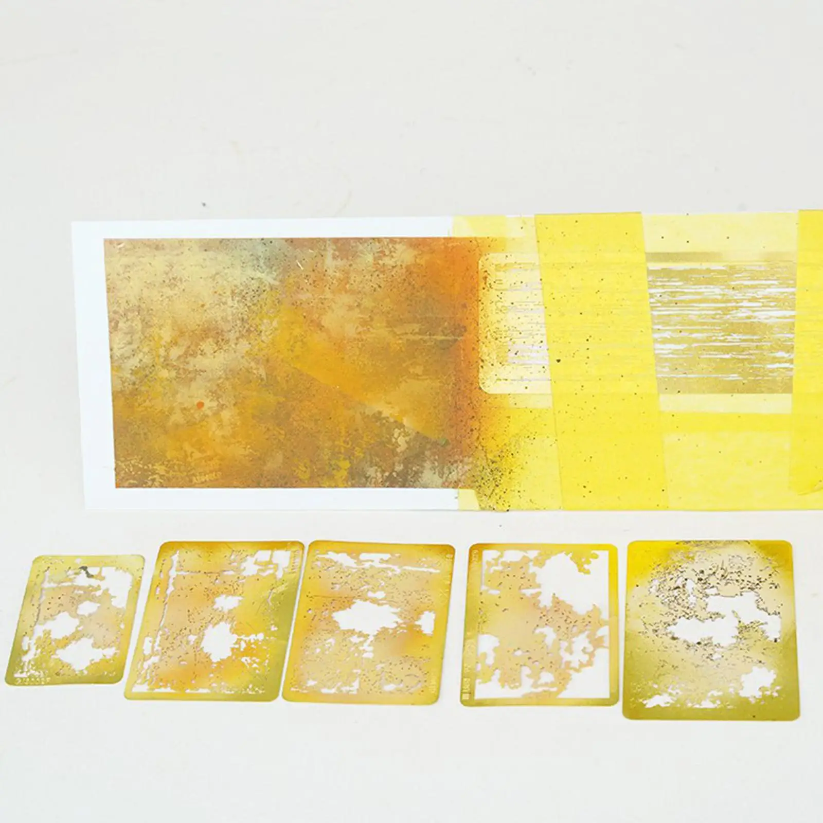 

5xModel Painting Tools Stenciling Template Stencil Building Hobby Crafting B