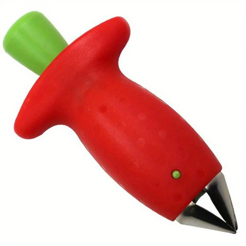 1pc, Easy-to-Use Stainless Steel Strawberry Corer For Effortless Stem Removal In The Kitchen view 3