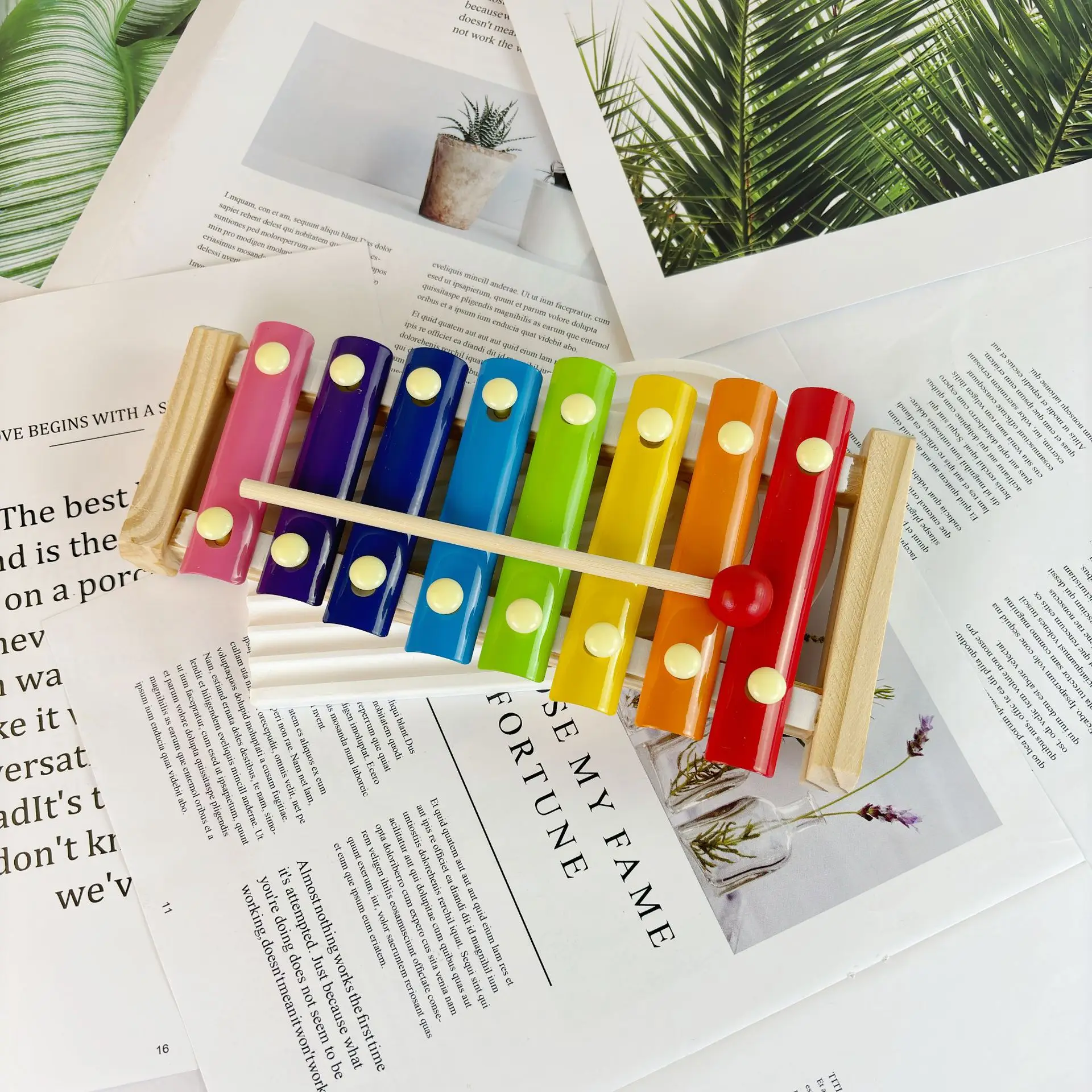 Eight-tone Hand-percussion Piano Baby Toys Educational Percussion Early Childhood Musical Instruments Percussion Xylophone Toys