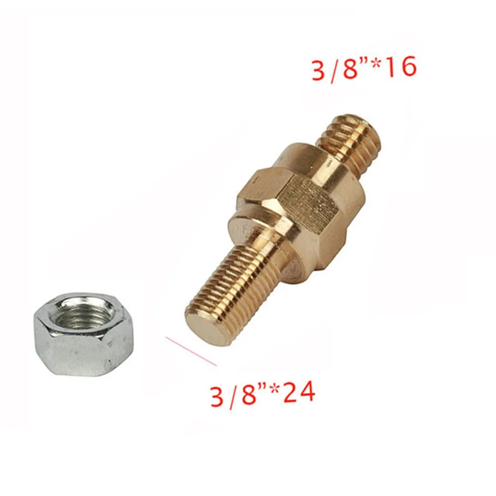 2pcs Side Post Brass Battery Terminal 3/8''×16 3/8 In*24 Bolts Standard Terminal Studs Terminal Battery Bolt Set Hardware