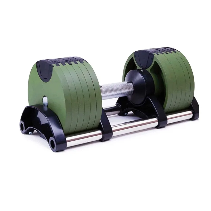 Home Fitness Training Adjustable Weight Quick Shift Adjustable Dumbbell Set