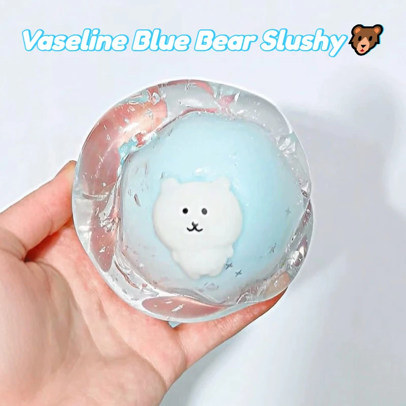 Vaseline Slushy Squishy Handmade Ball Cracking Wax Crunchy Shatter Stress Ball ASMR Satisfying Pop Sound Anti-Stress Fidget Toys