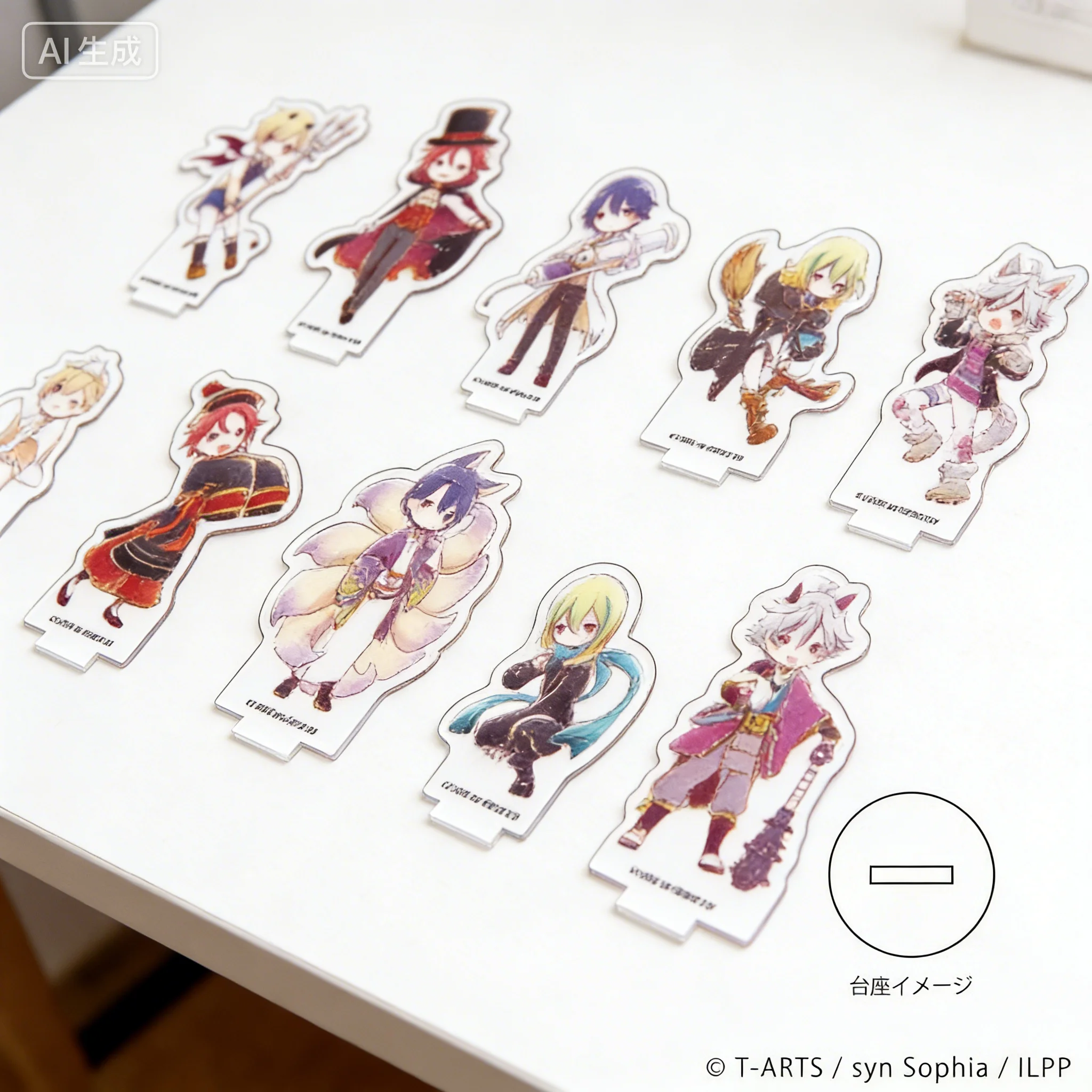 IDOL LAND PriPara Koyoi Takase Leona West Danpuri Halloween Ver Q-style Acrylic Stand Model Plate Keychains Desktop Ornament