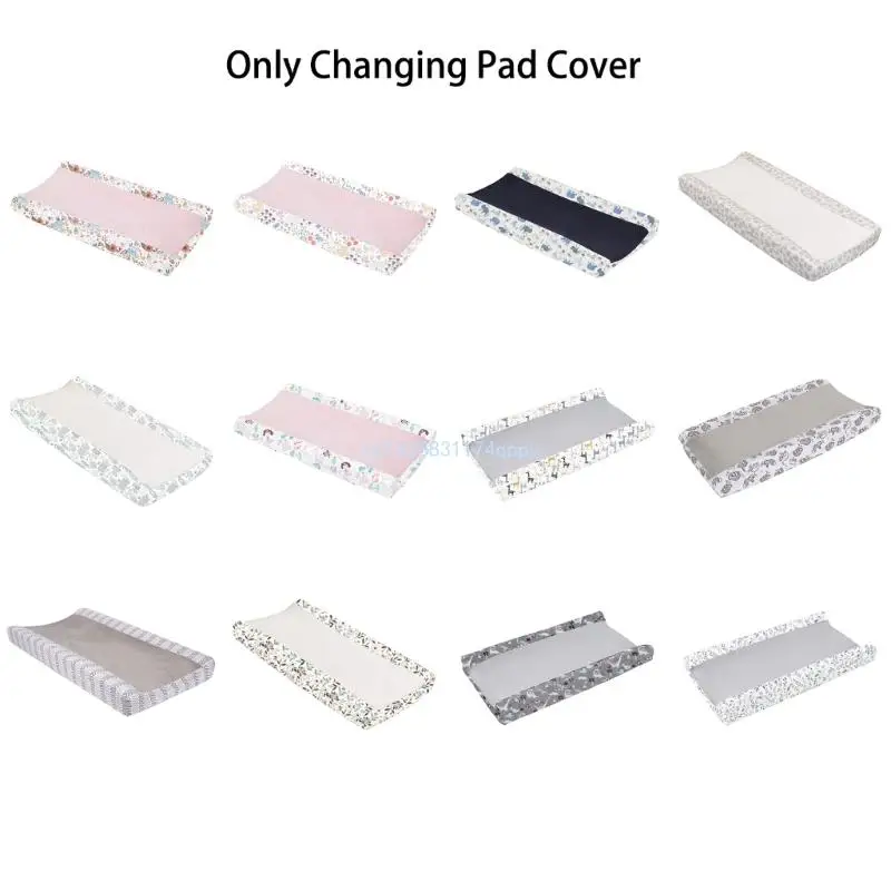 

Changing Pad Cover Super Soft- Breathable Floral Changing Table Sheet Infant Mat Dropship