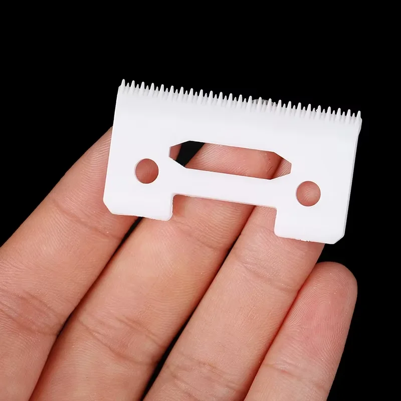 1PCS Hot Sale Magic 2Hole Stagger-Tooth Ceramic Movable Blade Cordless Clipper Replaceable Blade For Wahl Shear Clipper With Box