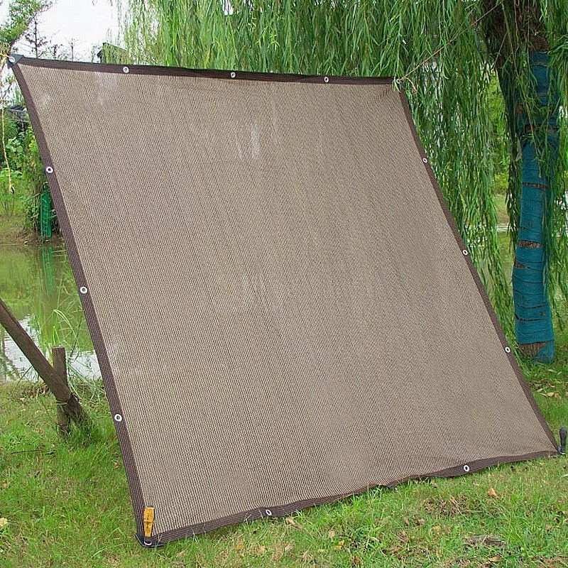 Outdoor Camping Sun Shelters Tourist Awning Sunshade Net Foldable Garden Car Shadow Mesh Camping Shelter Awning Tent Cloth