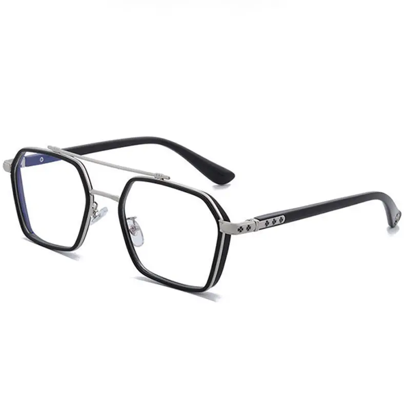 Langlebige und tragbare Anti-Blaulicht-Brille, übergroßer optischer Rahmen für Männer und Frauen, ultraleichte Brille, Anti-Strahlung – Detail 4