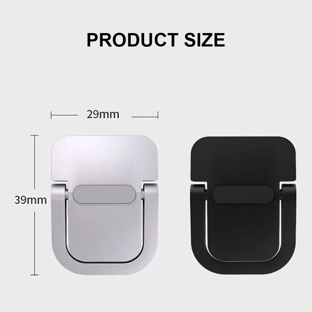 Soporte plegable para ordenador portátil, soporte Invisible de aleación de aluminio para portátil, soporte de refrigeración antideslizante Universal para HP/Dell/Lenovo, 1 par