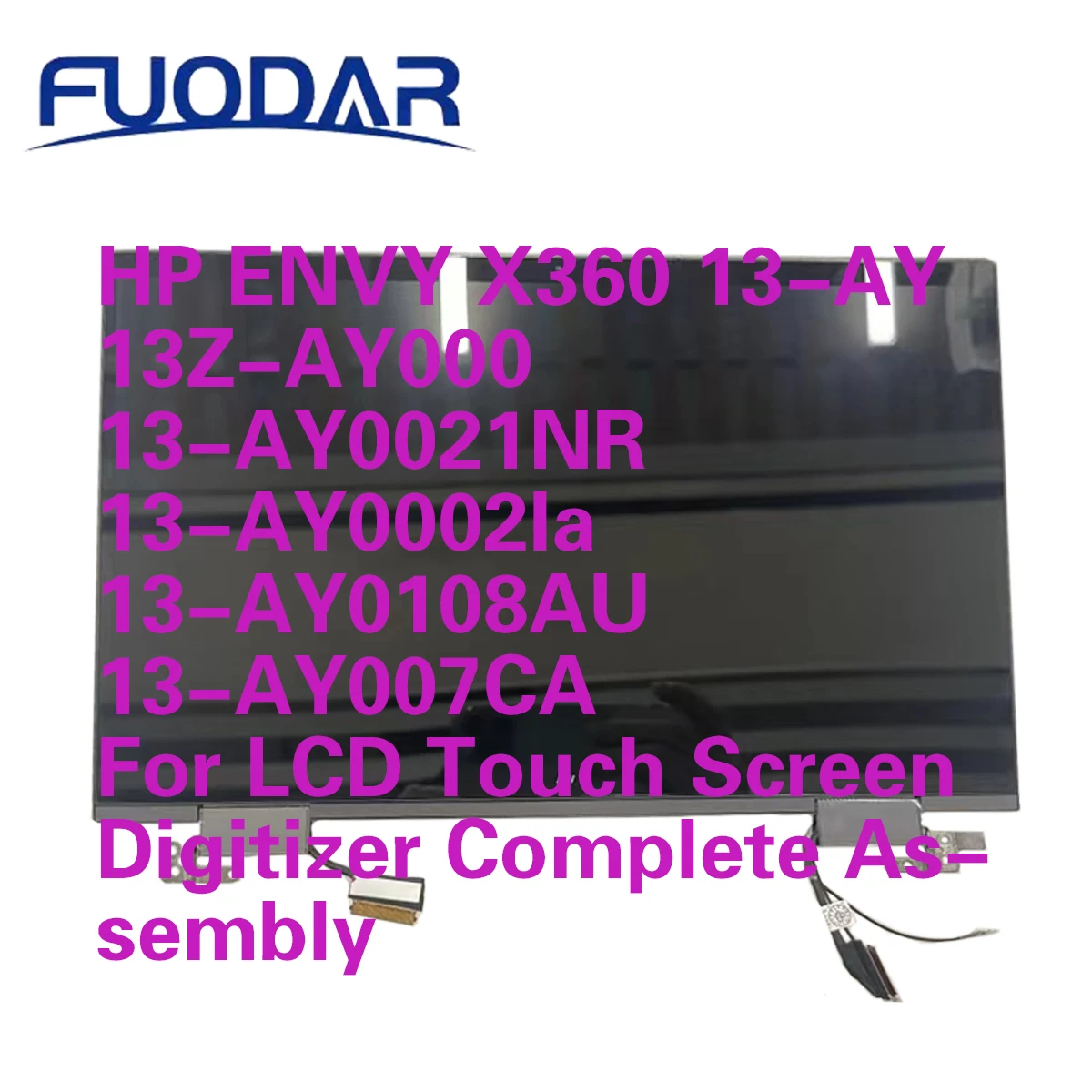 HP ENVY X360 13-AY 13Z-AY000 13-AY0021NR 13-AY0002la 13-AY0108AU 13-AY007CA For LCD Touch Screen Digitizer Complete Assembly