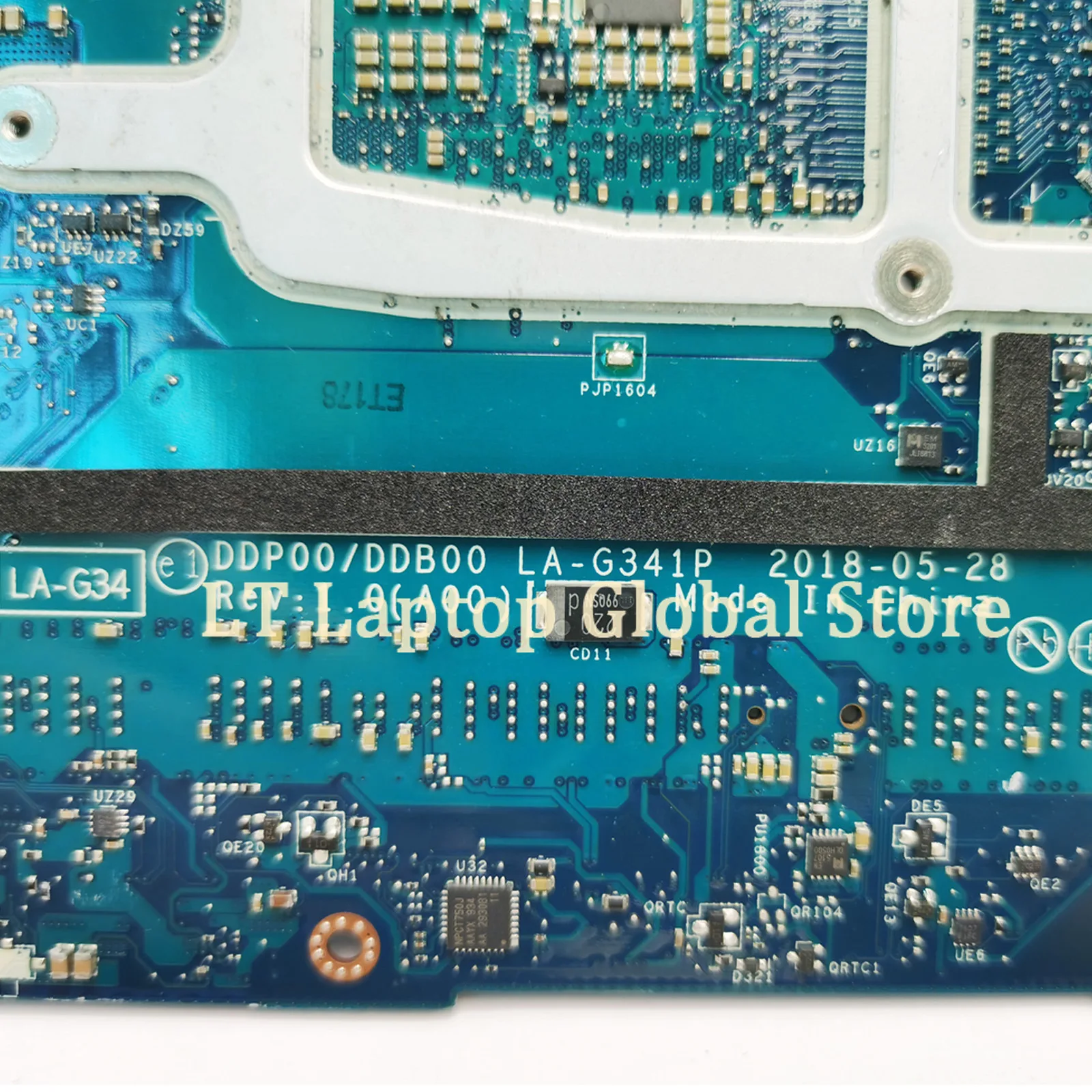 Imagem -06 - Placa-mãe para Laptop La-g341p para Dell Precision 5530 9570 E2176m i5 i7 8th Gen Cpu 1050 1050ti P1000 P2000 4g Vdjmx Mainboard