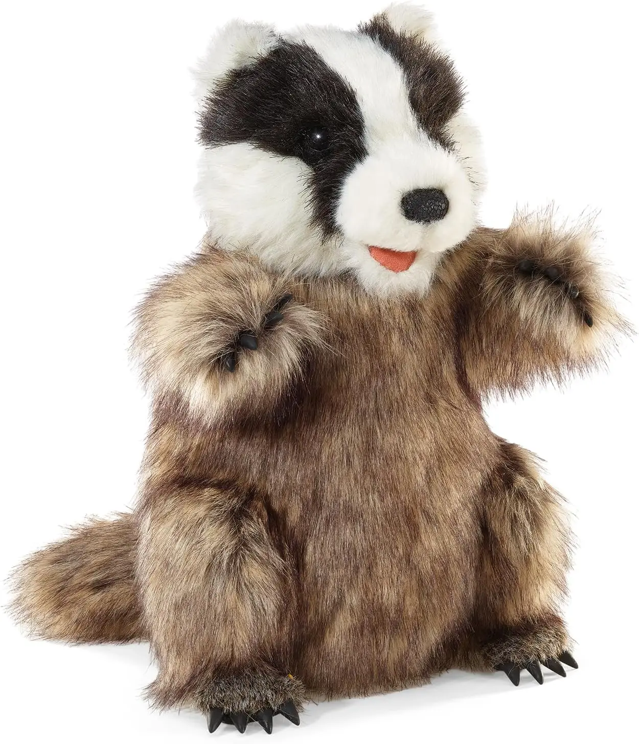 Hand Puppet Shaped Like a Badger