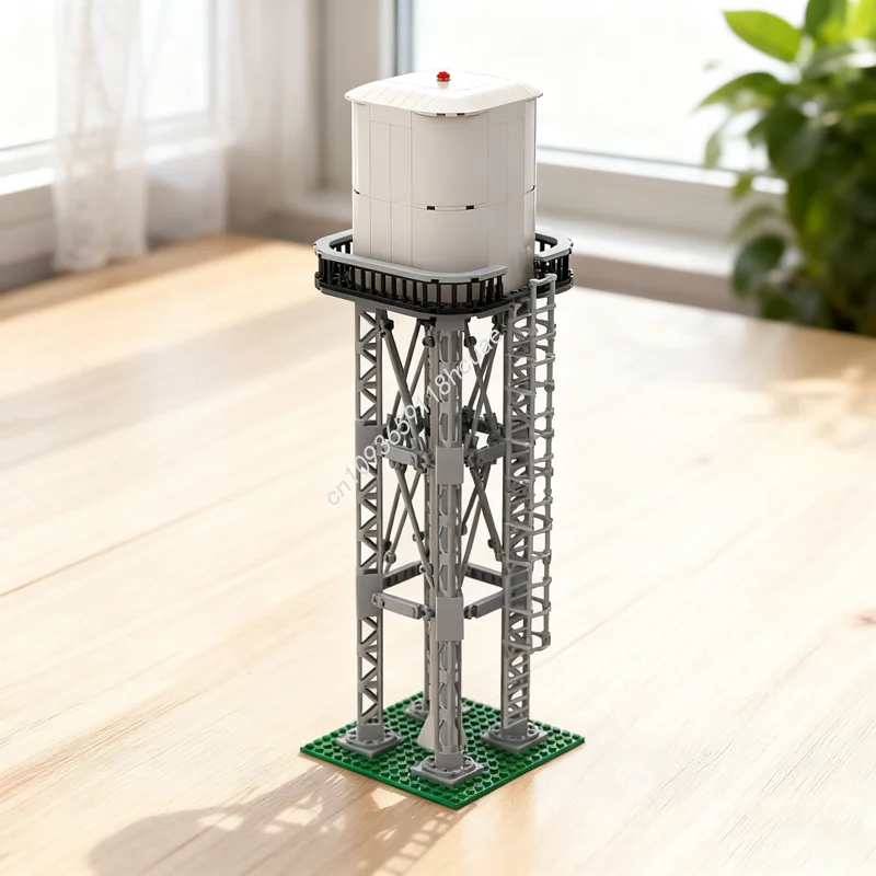 

295pcs MOC Water Tower Cityed Model Building Blocks Construction Assemble Christmas Gift DIY Idea Toys Education Brick Birthday