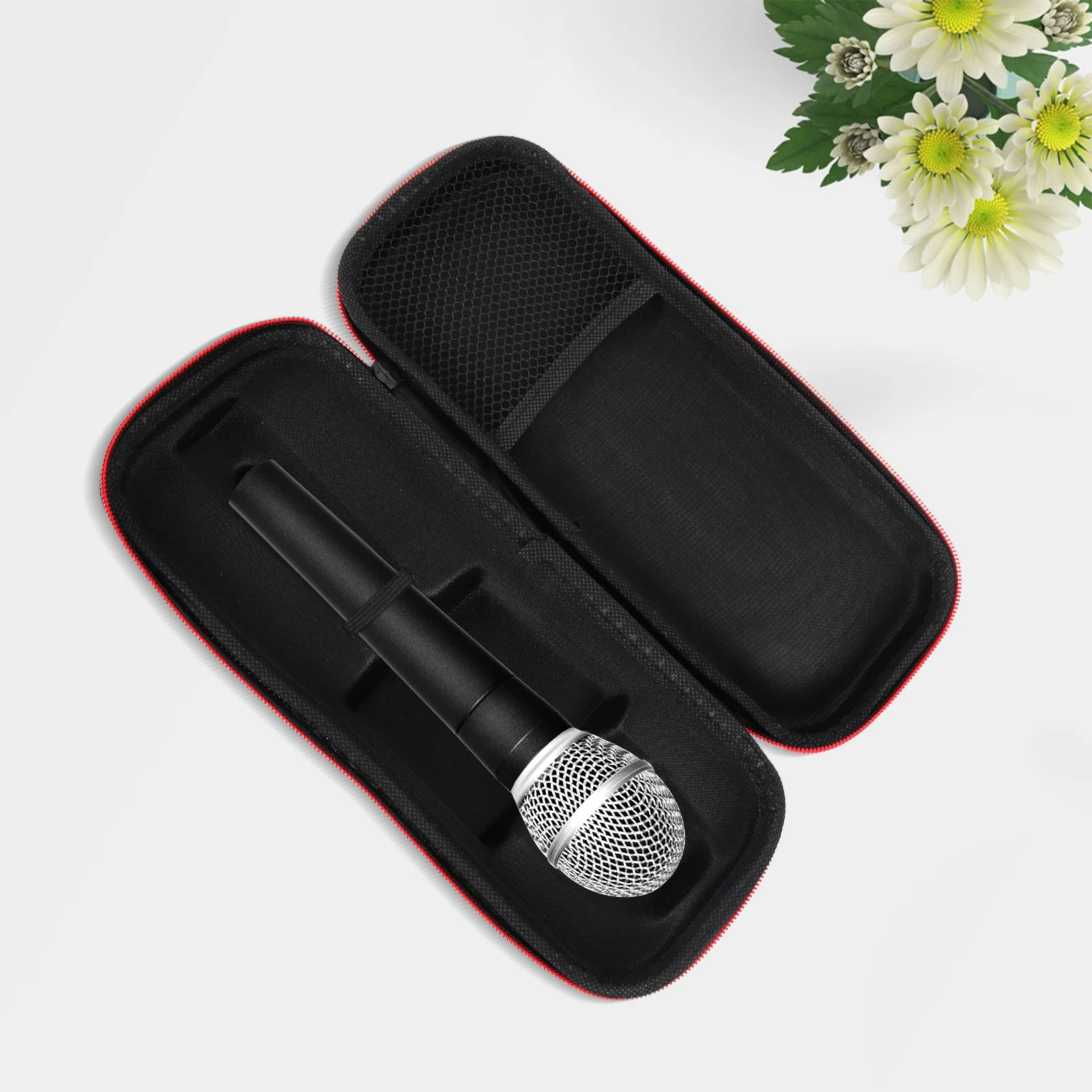 

Microphone Storage Bag Carrying Case Wireless Pouch for Portable Accessories Shockproof Large-capacity