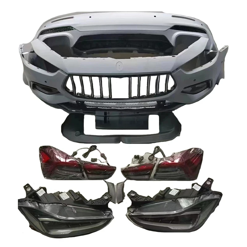 High Quality Trofeo Style Body Kit Front Rear Bumper Grille Side Skirts Spoiler Fit