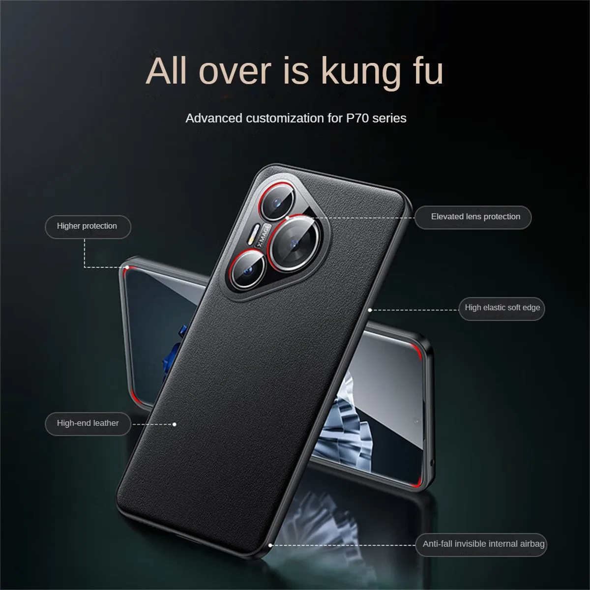Lens All-Coverage Phone Case for Huawei Pura 70 Pro New Drop-Resistant Soft Edge Protective Case for Huawei Pura 70 Ulra Case