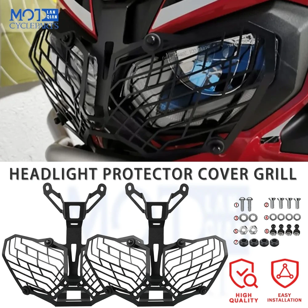 

Headlight Grille Guard Protector Cover For Honda CRF 1000L CRF1000L Africa Twin ADVENTURE ADV Sports 2015-2021 2020 Motorcycle