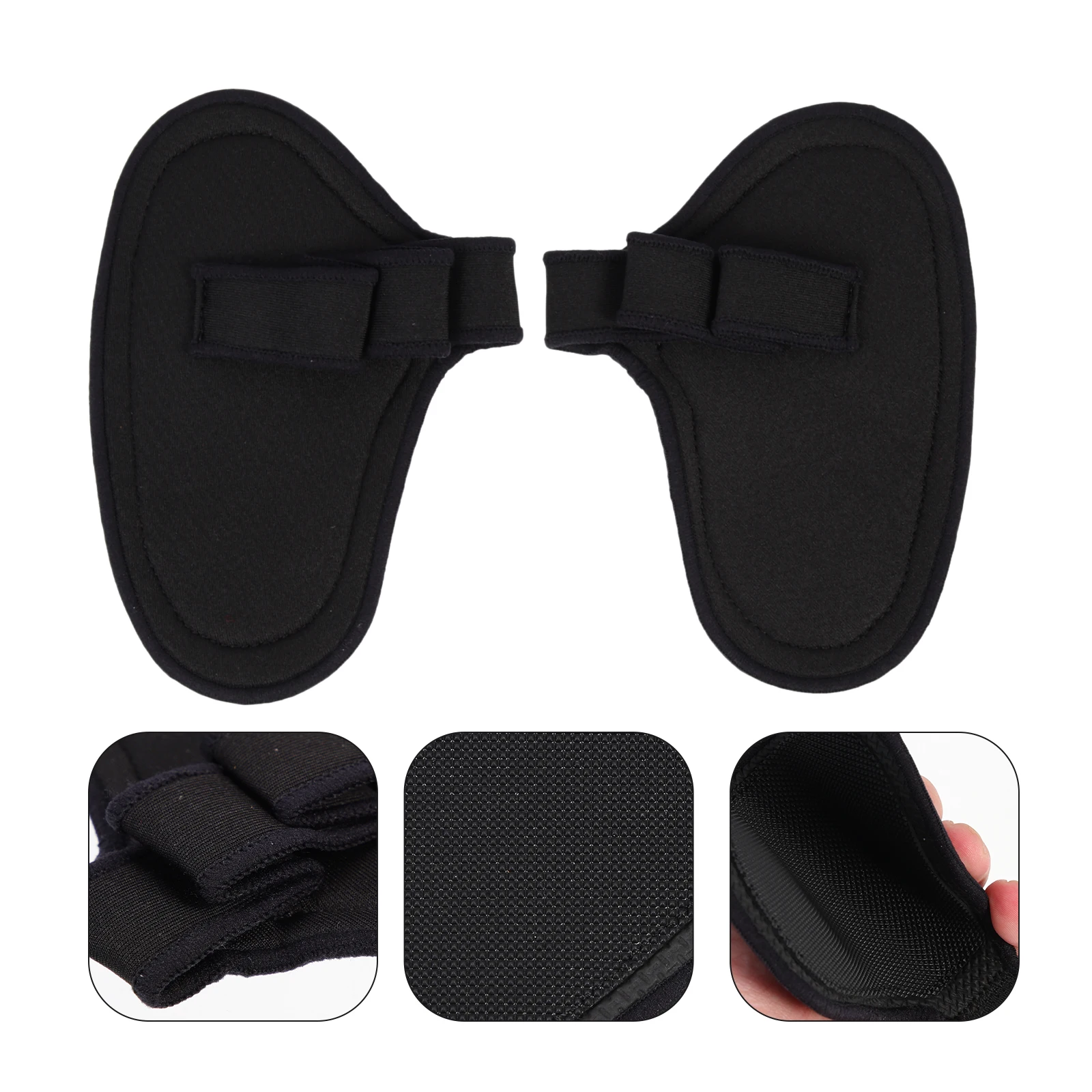 

1 Pair Half Finger Exercise Palm Guards Breathable Fitness Hand Protectors Durable Lifting Grips For Workout Sport Gift