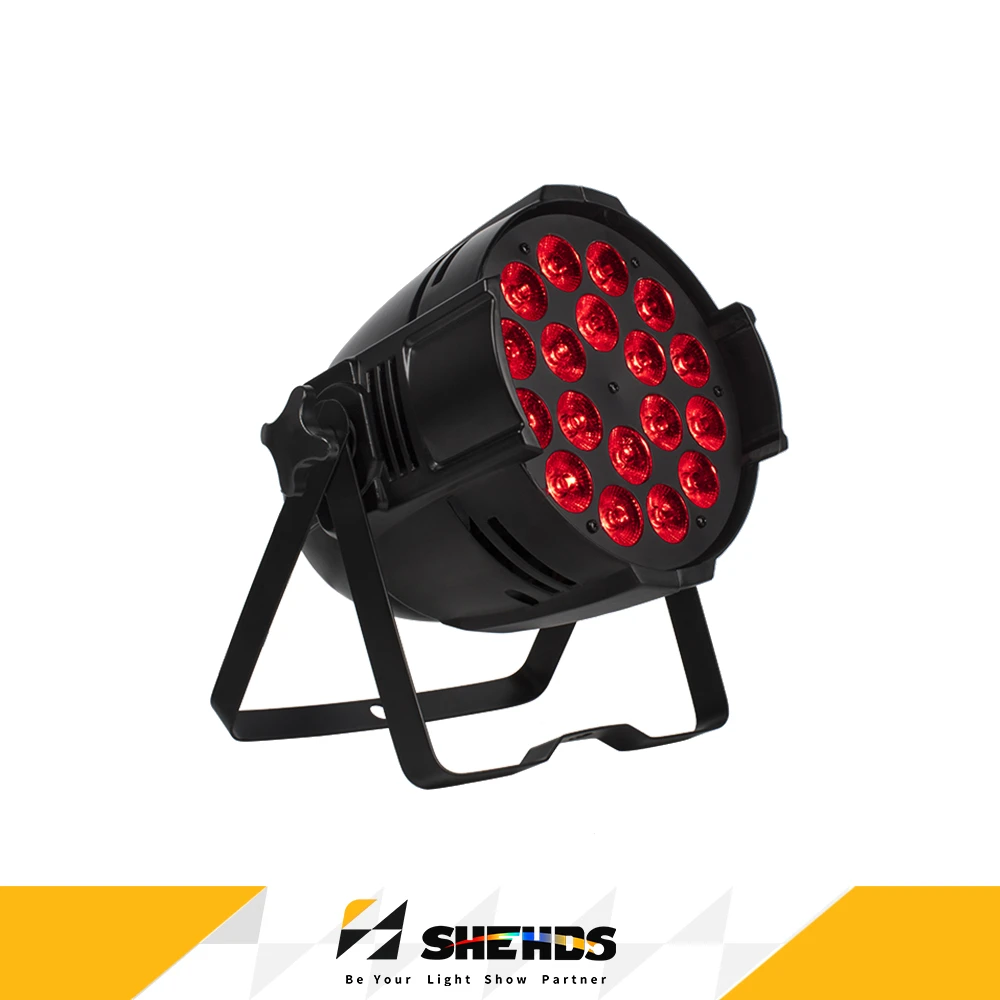 SHEHDS Fast Shipping LED Par 18x12W RGBW/18x18W RGBWA+UV DMX512 DMX Stage Lighting Effect for DJ Disco Concert Church Bar KTV