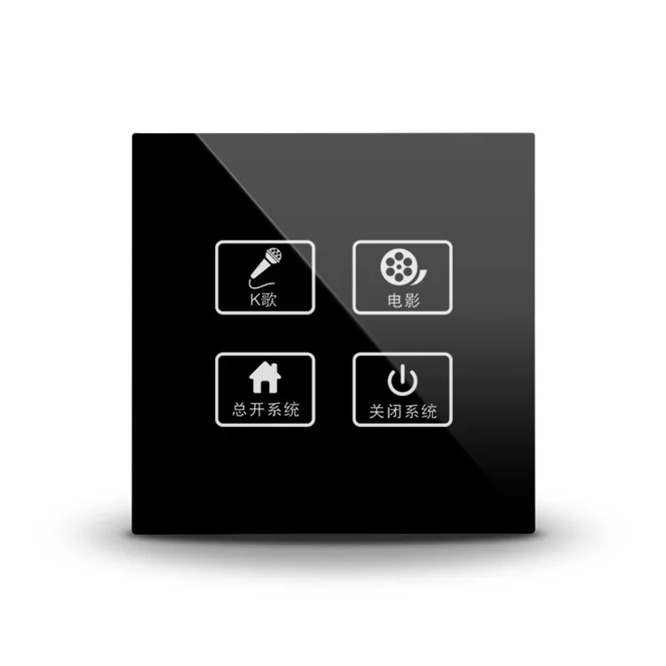 

Smart Home System Controlled by Android/IOS APP Alaxe google Home 2019 Hot Selling ZigBee Touch Switch