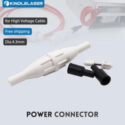 KINDLELASER High Electricity Adapte Laser Power Connector for High Voltage Cable For CO2 Laser Tube