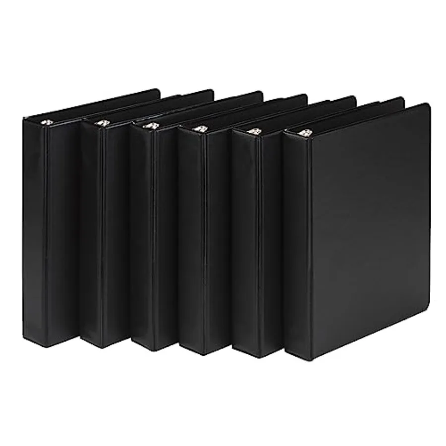 

Economy Mini 3 Ring Binder, Round Ring Binder, Holds 5.5 x 8.5 Inch Documents