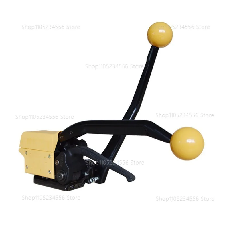 A333 Manual Sealless Steel Strapping Machine Bander Binding Steel Strapping Tool Packing Machinery for 13-19mm Steel Strip