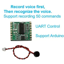 [R]Record Voice Recognition Module DM50A DM50B(Record Ver)  Offline Recognition UART Compatible with Ard.  Record Train Control
