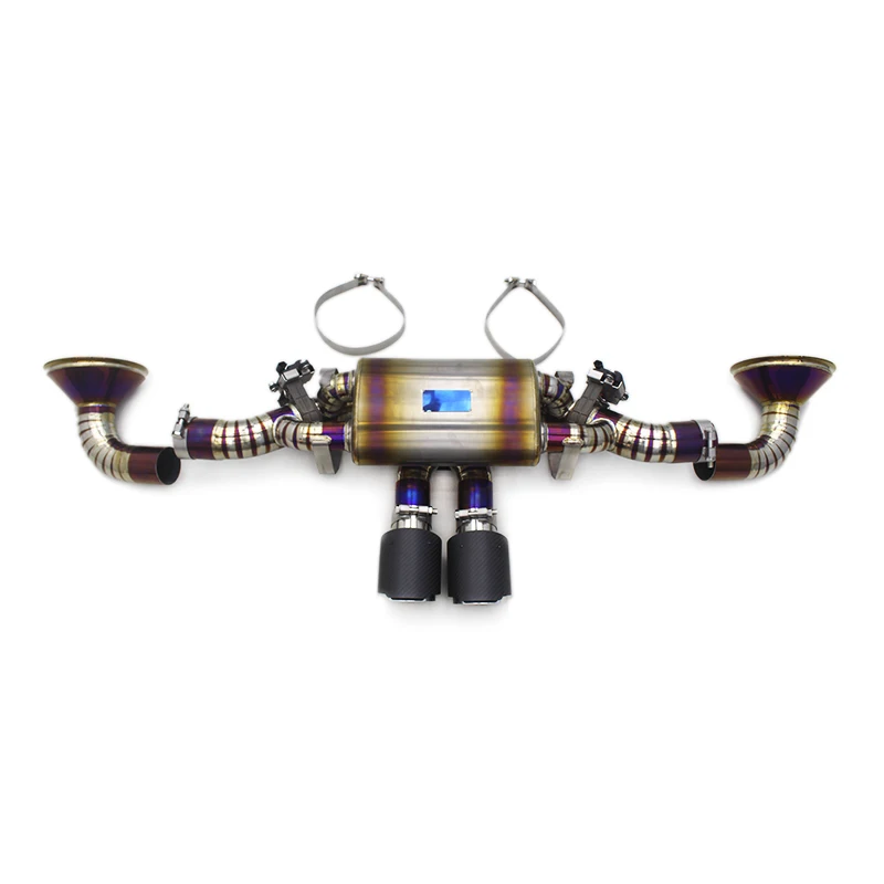 

Yooking Titanium Exhaust Pipes For Porsche 911 992 GT3 4.0 2017-2023 Muffler Exhaust Valve Catback Exhaust System