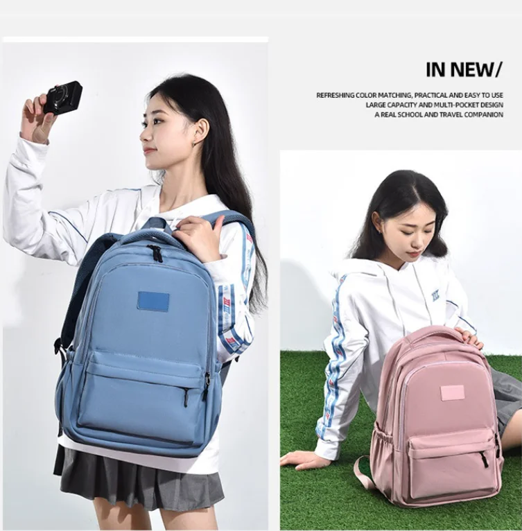 Large capacity multi-layer zipper backpack suitable for commuting leisure and sports travel also an ideal student Мужской рюкзак