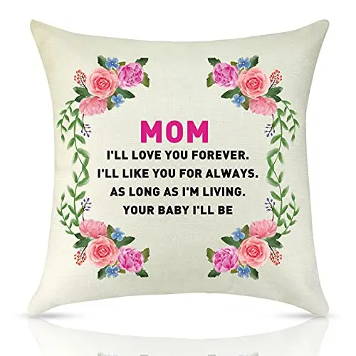 Mom Gift Appreciation Pillow Cover Mom Birthday Gift From Daughter Thank You Gift For Mother Bonus Mom Mother gifts Decor