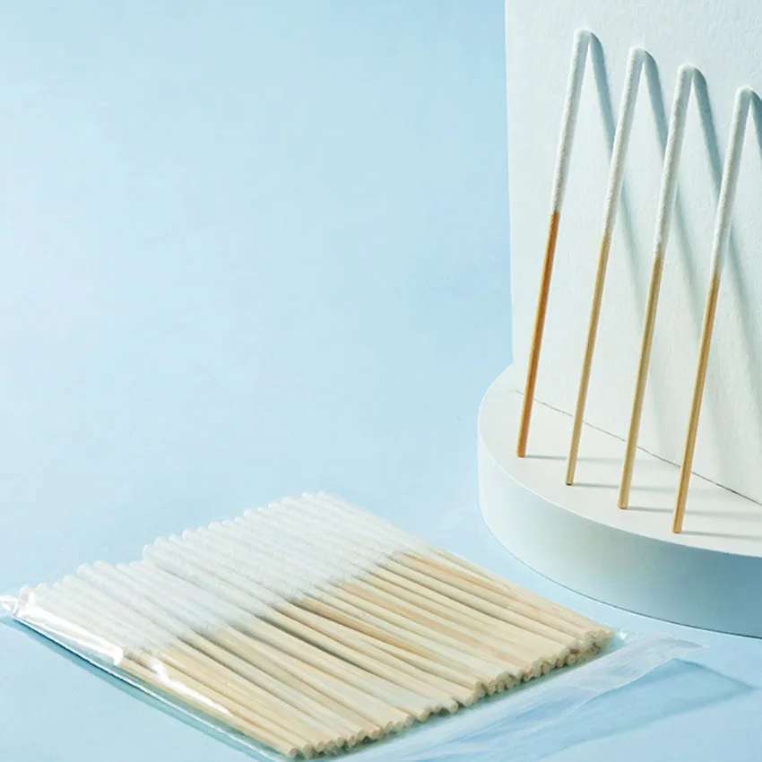 Extended Cotton Swab for Spot Removal Pattern Embroidery Beauty and Makeup Specialized Cleaning and Care Cotton Swab