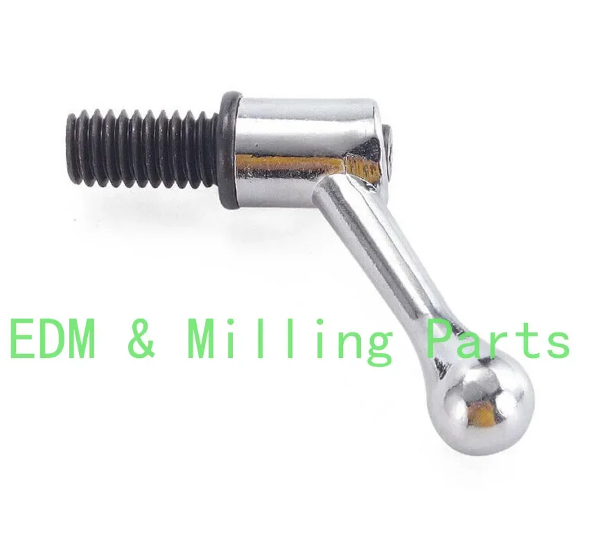 2pcs CNC Milling Machine Parts Head Table Lock Bolt Handle 1/2 Thread For Bridgeport Mill Part