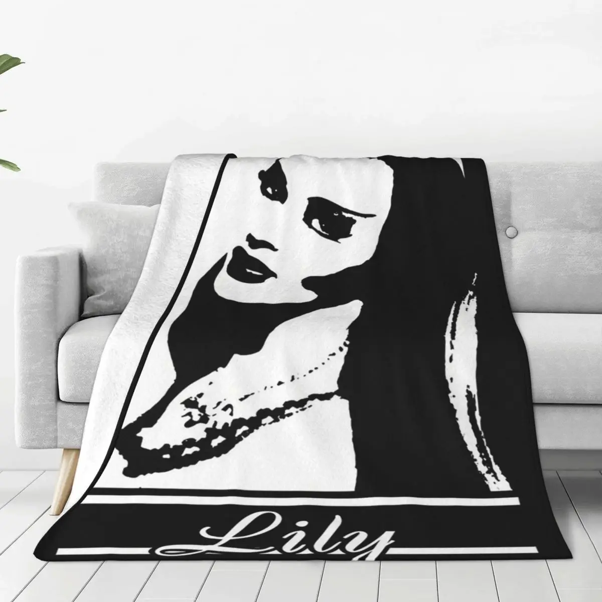 

Goth Queens Lily The Horror Movie Lily Blanket Fleece Sofa Throw Blankets For Couch Bedding Outdoor Throws Bedspread Quilt