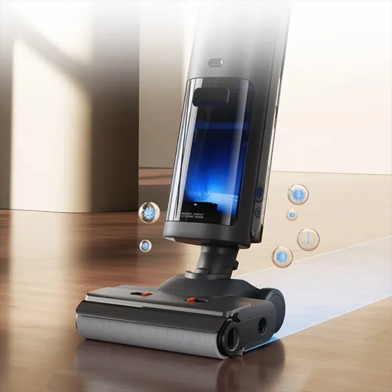 

XIAOMI MIJIA 3 макс. Беспроводной скребок для пола, пылесос для удаления клещей 180 ° Защита от запутывания с плоской головкой и функцией сушки горячим воздухом